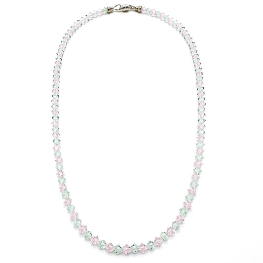 Aura Crystal Necklace - Pink/Green