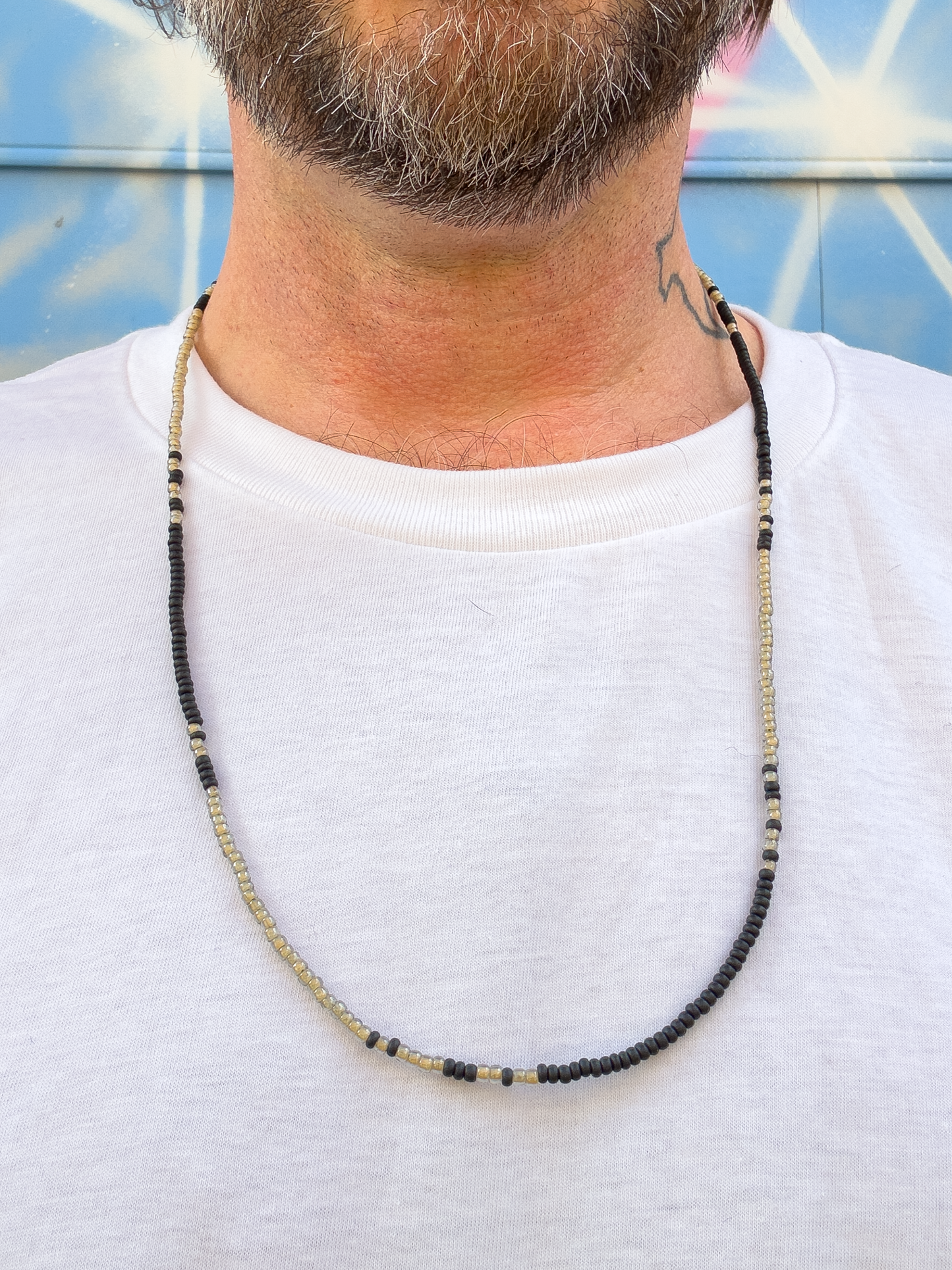 Seed Bead Infinity Necklaces