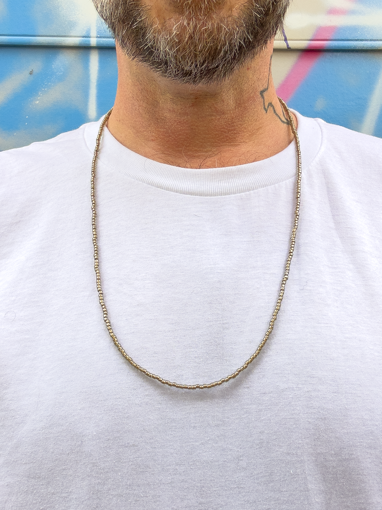 Seed Bead Infinity Necklaces