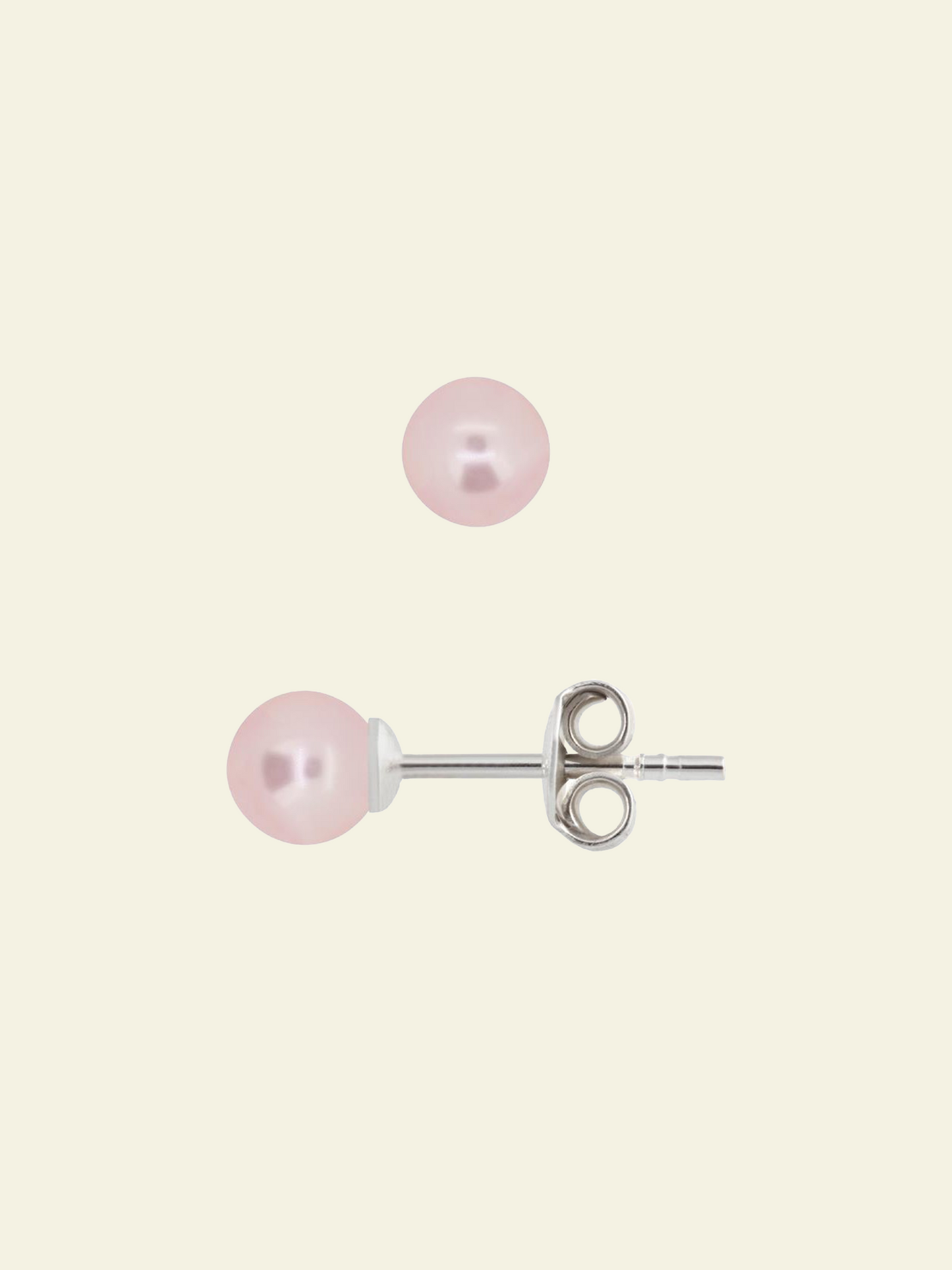 Stud—5mm Round Rosaline